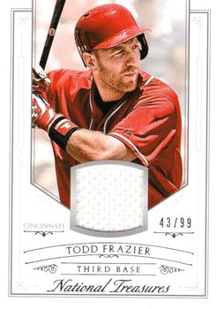 2015 Panini National Treasures #123 Todd Frazier Front
