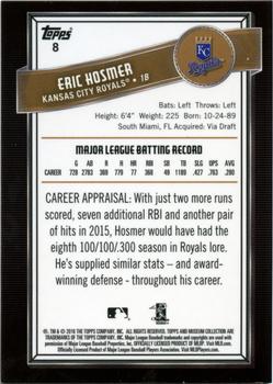 2016 Topps Museum Collection #8 Eric Hosmer Back