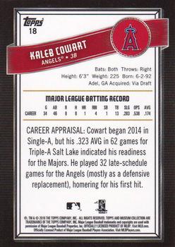 2016 Topps Museum Collection #18 Kaleb Cowart Back