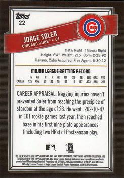 2016 Topps Museum Collection #22 Jorge Soler Back