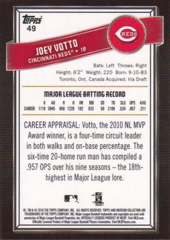 2016 Topps Museum Collection #49 Joey Votto Back