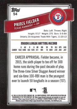 2016 Topps Museum Collection #54 Prince Fielder Back