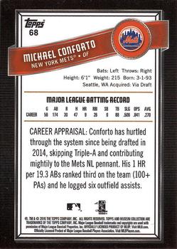 2016 Topps Museum Collection #68 Michael Conforto Back