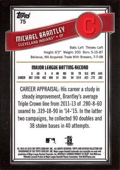 2016 Topps Museum Collection #75 Michael Brantley Back