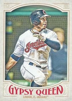 2016 Topps Gypsy Queen #71 Francisco Lindor Front