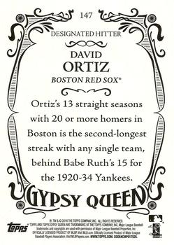 2016 Topps Gypsy Queen #147 David Ortiz Back