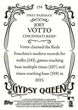 2016 Topps Gypsy Queen #154 Joey Votto Back