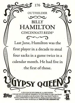 2016 Topps Gypsy Queen #176 Billy Hamilton Back