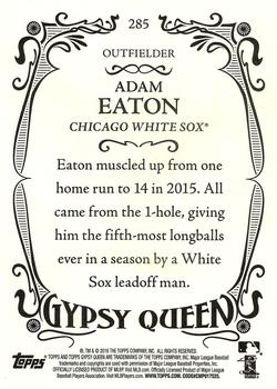 2016 Topps Gypsy Queen #285 Adam Eaton Back
