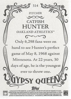 2016 Topps Gypsy Queen #314 Catfish Hunter Back