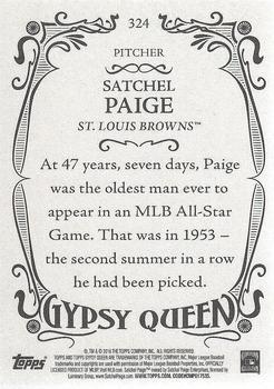 2016 Topps Gypsy Queen #324 Satchel Paige Back