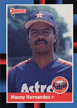 1988 Donruss #481 Manny Hernandez Front