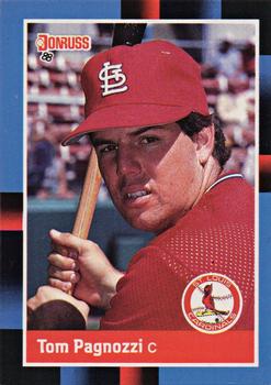 Tom Pagnozzi #689 Topps 1988 Baseball Card (St Louis Cardinals) VG