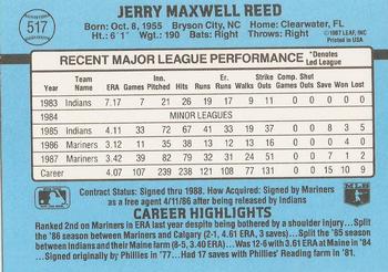 1988 Donruss #517 Jerry Reed Back