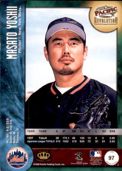 1998 Pacific Revolution #97 Masato Yoshii Back