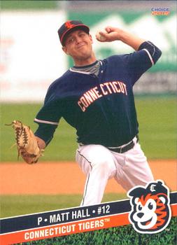 2015 Choice Connecticut Tigers #16 Matt Hall Front