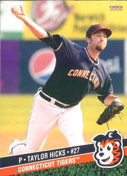 2015 Choice Connecticut Tigers #18 Taylor Hicks Front