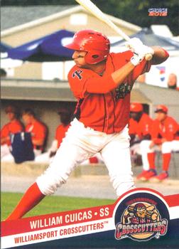 2015 Choice Williamsport Crosscutters #8 William Cuicas Front