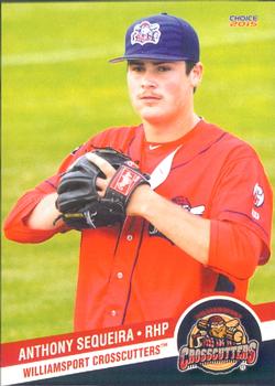 2015 Choice Williamsport Crosscutters #28 Anthony Sequeira Front