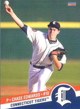 2014 Choice Connecticut Tigers #08 Chase Edwards Front