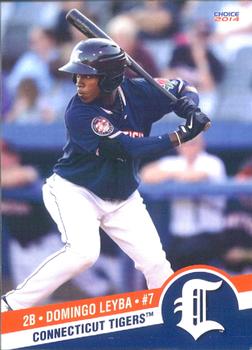 2014 Choice Connecticut Tigers #22 Domingo Leyba Front