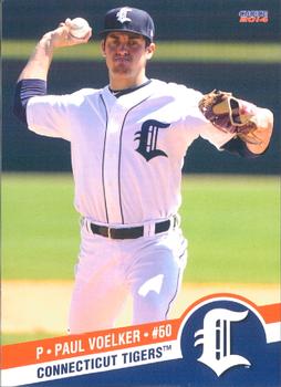 2014 Choice Connecticut Tigers #35 Paul Voelker Front