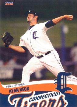 2013 Choice Connecticut Tigers #08 Ryan Beck Front
