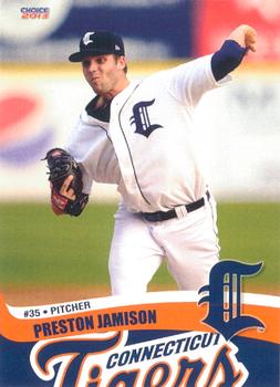 2013 Choice Connecticut Tigers #20 Preston Jamison Front