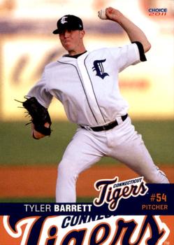 2011 Choice Connecticut Tigers #09 Tyler Barrett Front