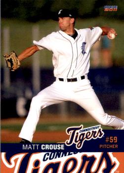 2011 Choice Connecticut Tigers #12 Matt Crouse Front