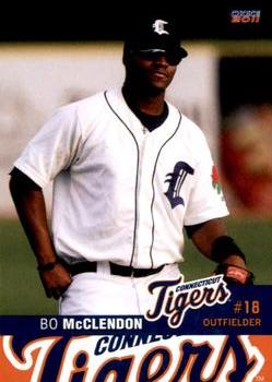 2011 Choice Connecticut Tigers #23 Bo McClendon Front