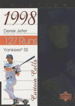 1999 Upper Deck Ovation - Curtain Calls #R10 Derek Jeter  Front