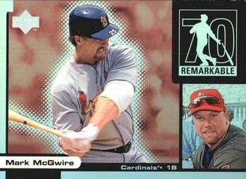 1999 Upper Deck Ovation - ReMarkable Moments #M13 Mark McGwire Front
