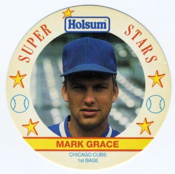 1989 Holsum Discs #12 Mark Grace Front