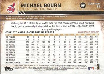 2015 Topps Update - Throwback Variations #23 Michael Bourn Back