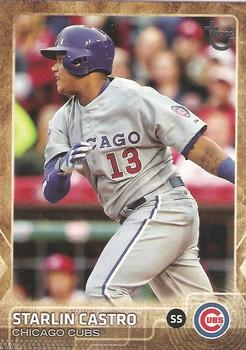 2015 Topps Update - Throwback Variations #43 Starlin Castro Front