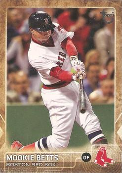 2015 Topps Update - Throwback Variations #389 Mookie Betts Front