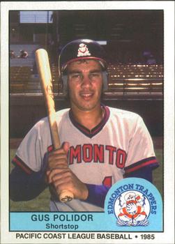 1985 Cramer Edmonton Trappers #12 Gus Polidor Front