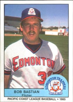 1985 Cramer Edmonton Trappers #21 Bob Bastian Front