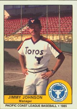 1985 Cramer Tucson Toros #53 Jimmy Johnson Front