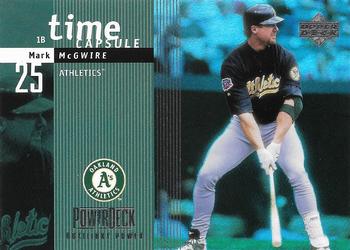 1999 Upper Deck PowerDeck - Time Capsule Auxiliary Power #T3 Mark McGwire  Front