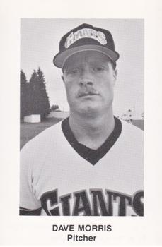 1985 Pacific Everett Giants II #NNO Dave Morris Front