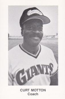 1985 Pacific Everett Giants II #NNO Curt Motton Front