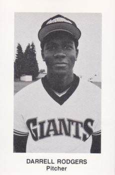 1985 Pacific Everett Giants II #NNO Darrell Rodgers Front