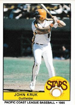 1985 Cramer Las Vegas Stars #103 John Kruk Front