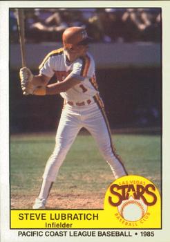 1985 Cramer Las Vegas Stars #106 Steve Lubratich Front