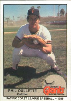 1985 Cramer Phoenix Giants #182 Phil Ouellette Front