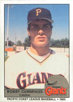 1985 Cramer Phoenix Giants #197 Bobby Cummings Front