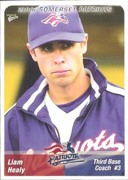 2006 MultiAd Somerset Patriots #3 Liam Healy Front