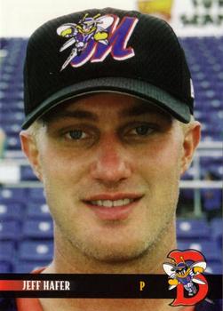 2000 Blueline Q-Cards Binghamton Mets #19 Jeff Hafer Front